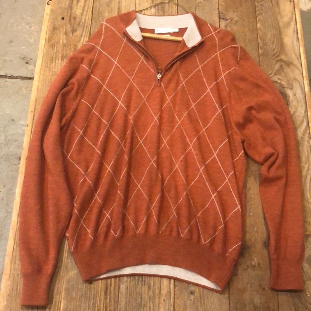 Peter Millar 1/4 Zip Wool Sweater